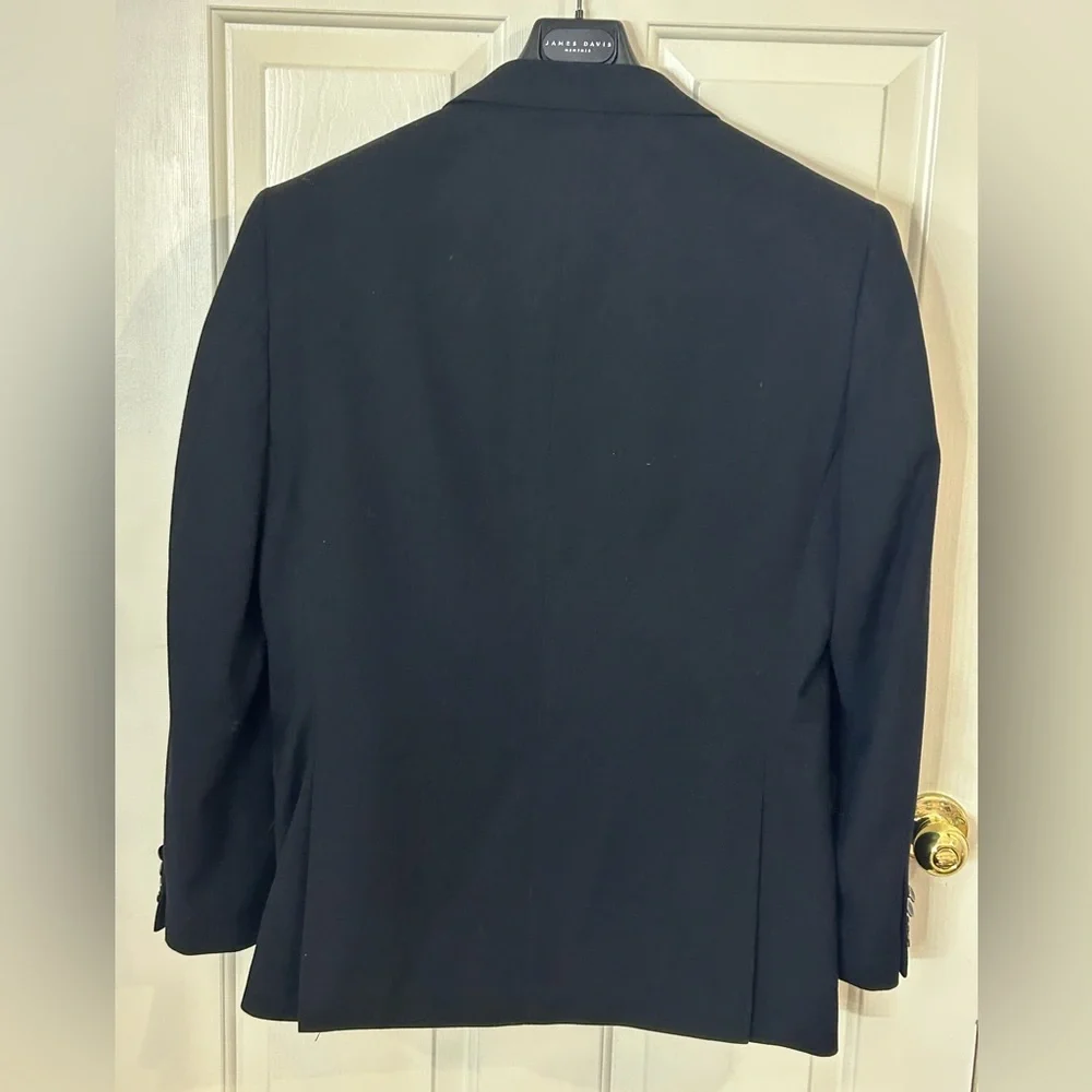 Alan Flusser 42R Poly Viscose Blend 2 Button Sport Coat Blazer - Picture 3 of 12